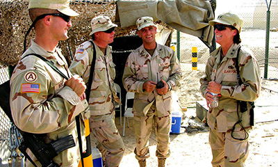 Desert camouflage army uniform