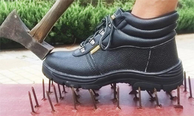 Toe protection safety shoes
