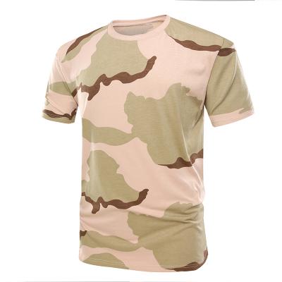 सैन्य रेगिस्तान camo रंग लघु आस्तीन टी शर्ट