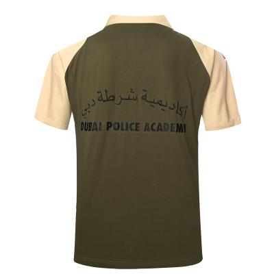 दुबई पुलिस कपास छोटी आस्तीन पोलो शर्ट