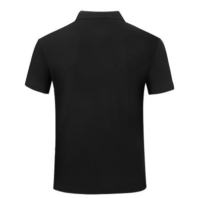 सैन्य काले सूती छोटी आस्तीन पोलो शर्ट