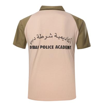 सैन्य पुलिस कपास छोटी आस्तीन पोलो शर्ट